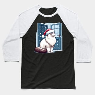 Ragdoll Cat Christmas Baseball T-Shirt